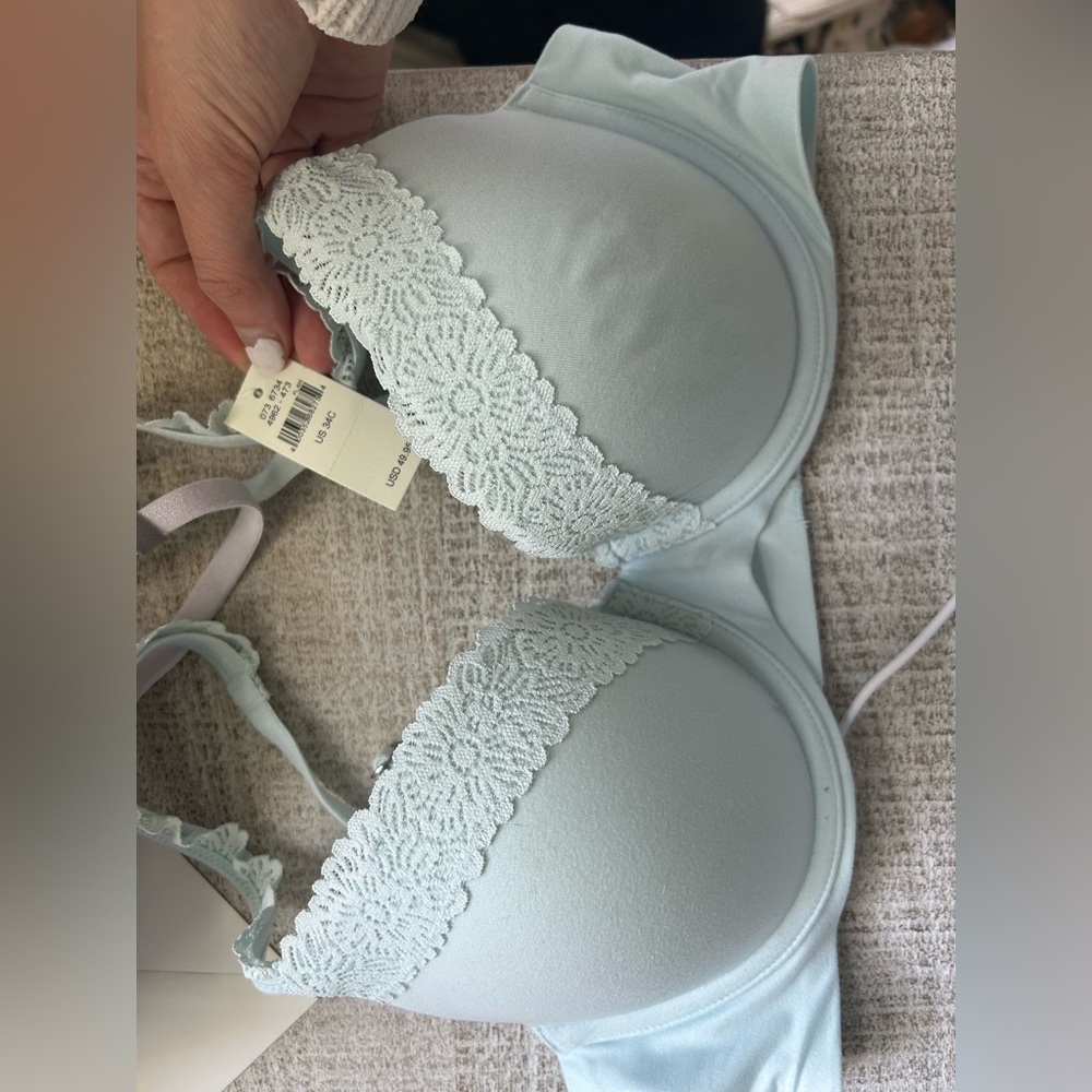 Aerie blue bra 34c NWT